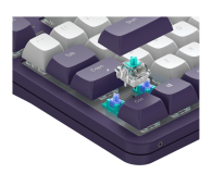 DARK PROJECT ALU87A Violet/White G3MS Mech RGB - 1301393 - zdjęcie 5